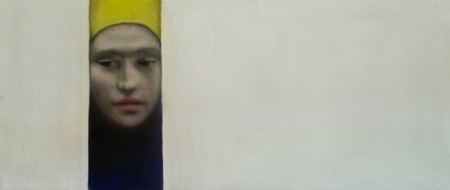 Chalk, gesso and acrylic on a stretch canvas
